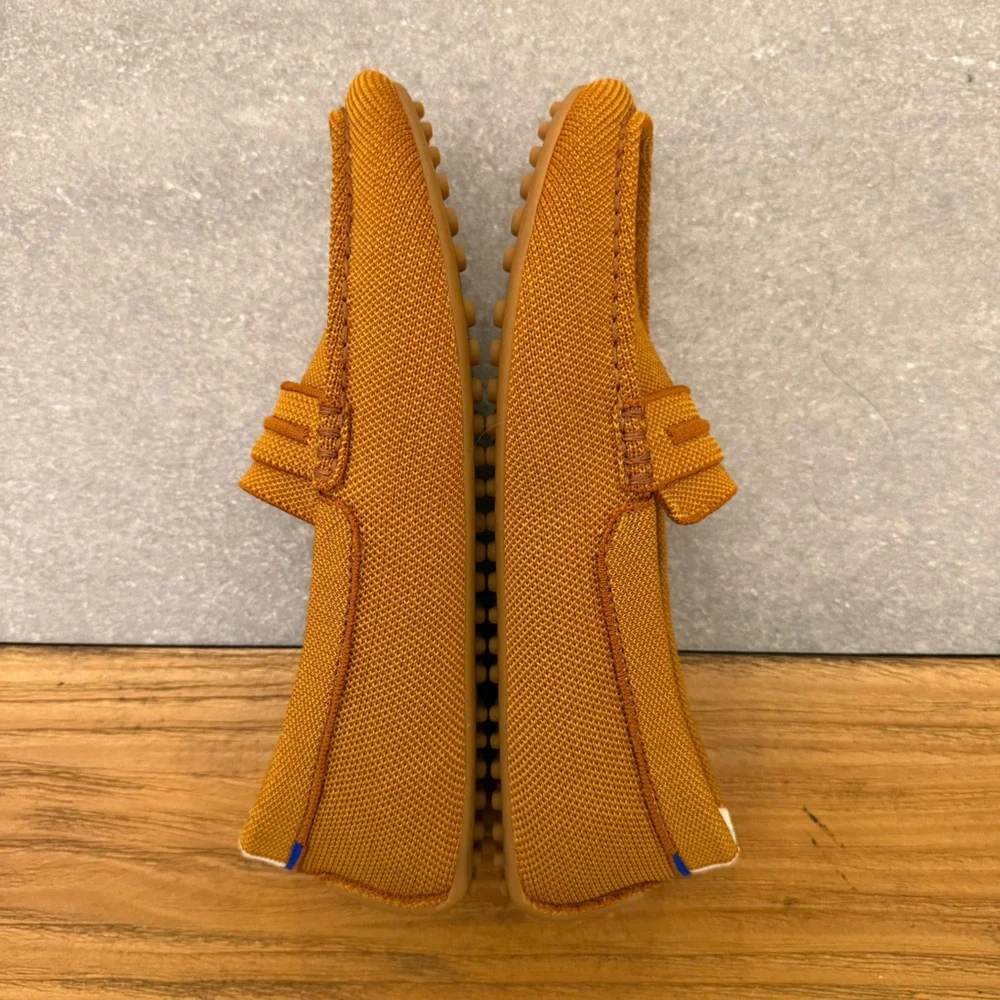 Rothy's The Driver Slip On Loafer Turmeric Mustard Orange Size 7.5 - Picture 4 of 12